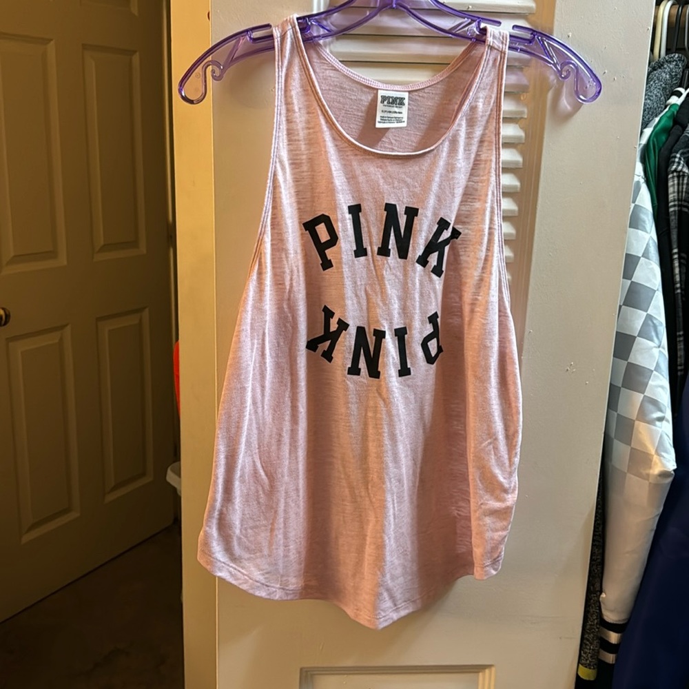VS Pink Logo Tank Top